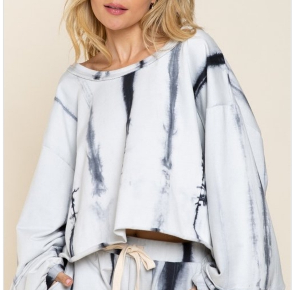 Oversized Snowy Birch Top